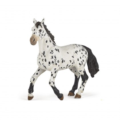 Papo Black Appaloosa Horse Toy