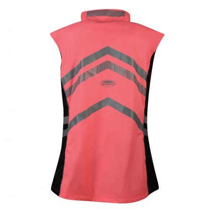 WeatherBeeta Childs Pink Reflective Lightweight Waterproof Vest Hi-Vis