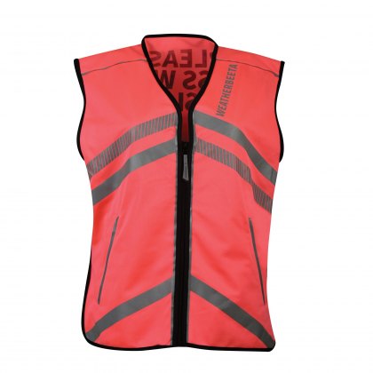 WeatherBeeta Childs Pink Reflective Waistcoat Hi-Vis