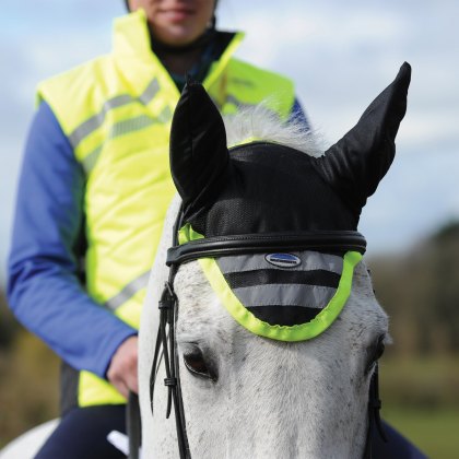 WeatherBeeta Reflective Ear Bonnet Yellow