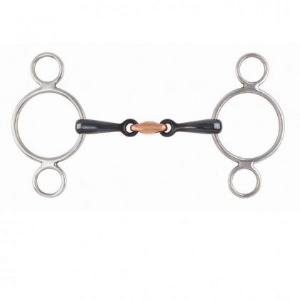 Shires Sweet Iron Two Ring Gag Bit 520