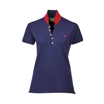 Dublin Lily Cap Sleeve Polo True Navy