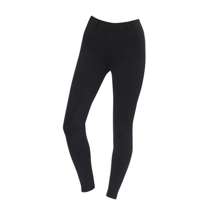 Dublin Junior Performance Flex Knee Patch Riding Tights Black