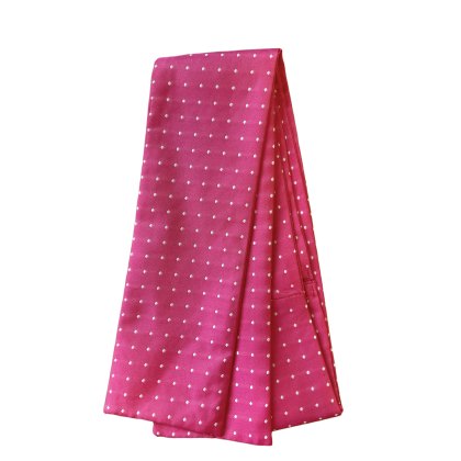 Equetech Self Tying Pin Spot Stock Fuschia/White