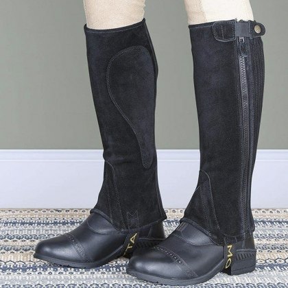 Shires Moretta Childs Suede Half Chaps