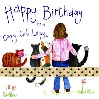 Alex Clark Cat Lady Birthday