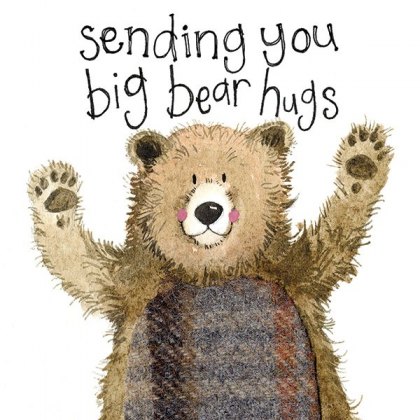 Alex Clark Bear Hugs Card
