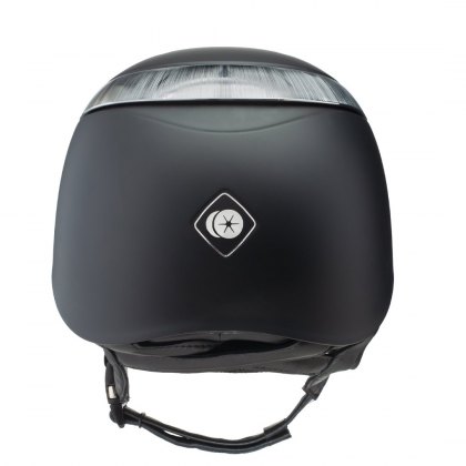 Charles Owen Halo Riding Hat Black Matt/Platinum