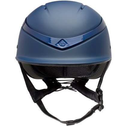 Charles Owen Luna Riding Hat Navy Matt/Gloss Ring