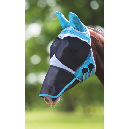 Shires Fine Mesh Fly Mask with Ears & Nose