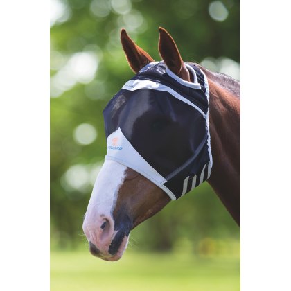 Shires Fine Mesh Fly Mask with Ear Holes