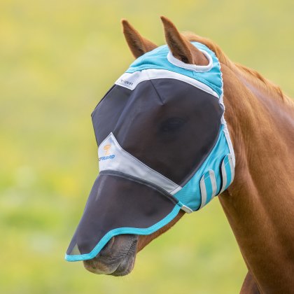 Shires Fine Mesh Fly Mask with Ear Holes & Nose
