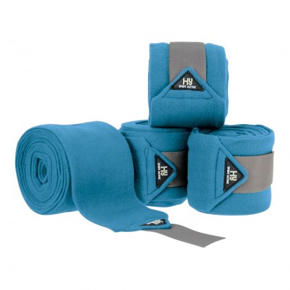 Roma Thick Polo Bandages Baby Blue Pack Of 4 One Size 