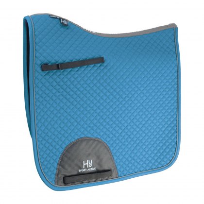 Hy Sport Active Dressage Saddle Pad Aegean Green