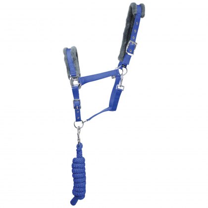 Hy Sport Active Head Collar & Rope Regal Blue