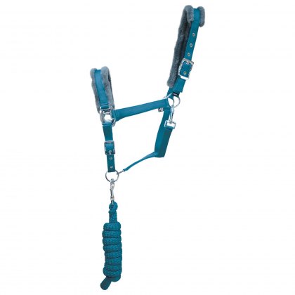 Hy Sport Active Head Collar & Rope Aegean Green