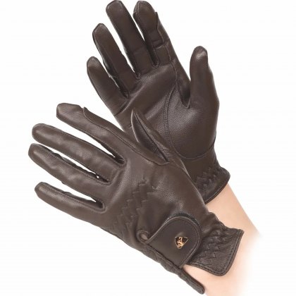 Shires Aubrion Ladies Leather Riding Gloves