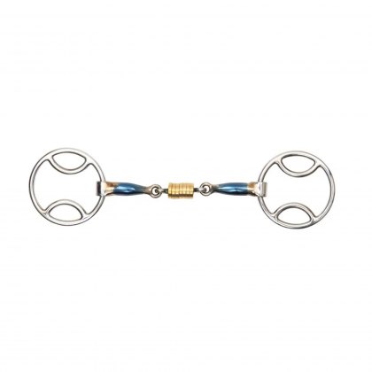 Shires Blue Sweet Iron Bevel with Roller Link 6356