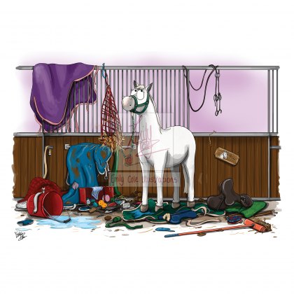 Emily Cole Unexplained Mess Greeting Card  