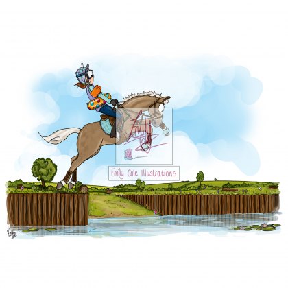 Emily Cole The Water jump Greeting Card