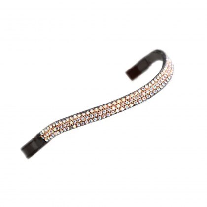 Gara Wide Diamante Browband  