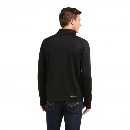 Ariat® Mens Tek Team 1/2 Zip Fleece Black 