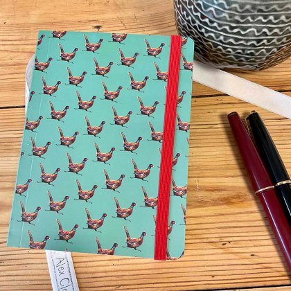 Alex Clark Pheasants Small Chunky Notebook