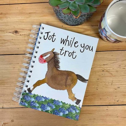 Alex Clark Horse Spiral Bound Journal