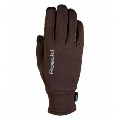 Roeckl Weldon Touch Screen Polartec Gloves Brown