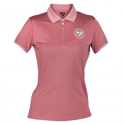 Shires Aubrion Parsons Polo Shirt Pink  