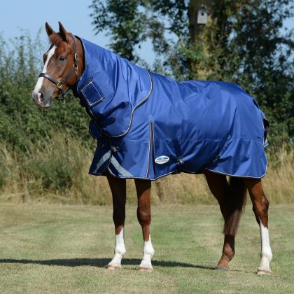 WeatherBeeta ComFiTec Ultra Tough II Detach a Neck Medium/Lite Turnout Rug