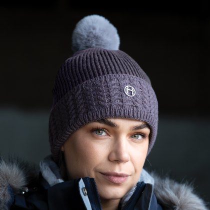 Equetech Cable Knit Recycled Waterproof Pom