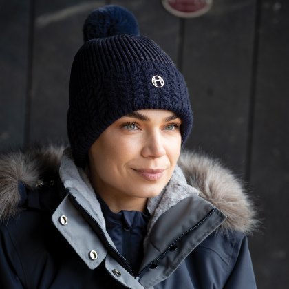 Equetech Cable Knit Recycled Waterproof Pom