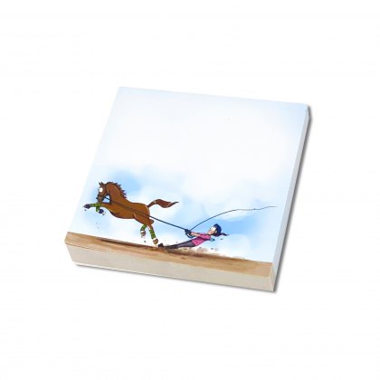 Emily Cole Lunge Line Sticky Notes