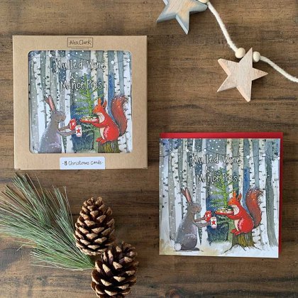 Alex Clark Christmas Pies Box Set of 8 Cards