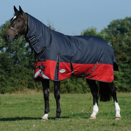 WeatherBeeta ComFiTec Plus Dynamic II Combo Neck Medium/Lite Black Turnout Rug