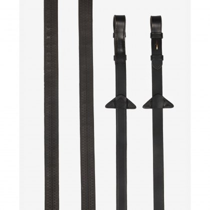 LeMieux Rubber Reins Brown