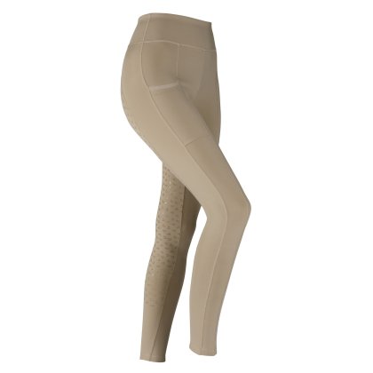Shires Aubrion Maids Hudson Riding Tights Beige