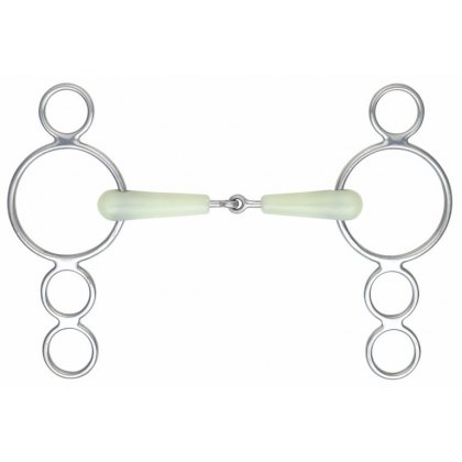 EquiKind Three Ring Jointed Dutch Gag Bit