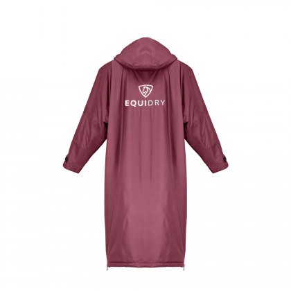 Equidry All Rounder Jacket with Fleece Hood Burg/Grey