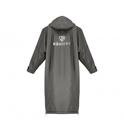 Equidry All Rounder Jacket with Fleece Hood Charcoal/Grey