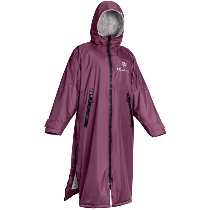 Equidry All Rounder Jacket with Fleece Hood Junior Valerian/Grey