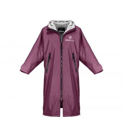 Equidry All Rounder Jacket with Fleece Hood Valerian/Grey