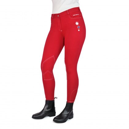 John Whitaker Calder Junior Breeches Red