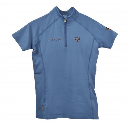 Aubrion Team Short Sleeve Base Layer Junior Steel 