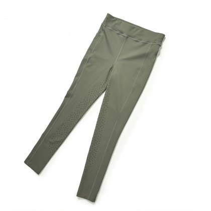 Aubrion Non Stop Riding Tights Junior Olive