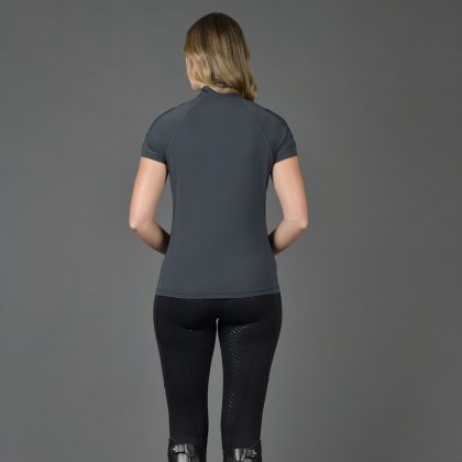 Weatherbeeta Sutton Short Sleeve Top Pewter   