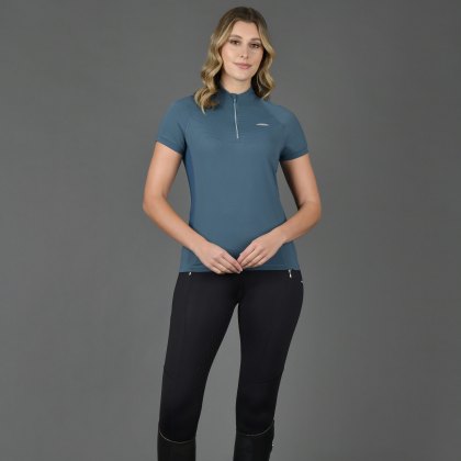 Weatherbeeta Sutton Short Sleeve Top Teal  