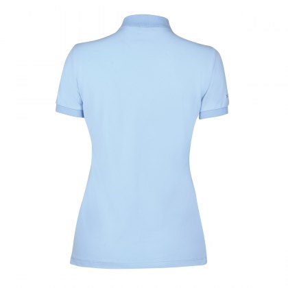 Dublin Lily Cap Sleeve Polo Ice Blue