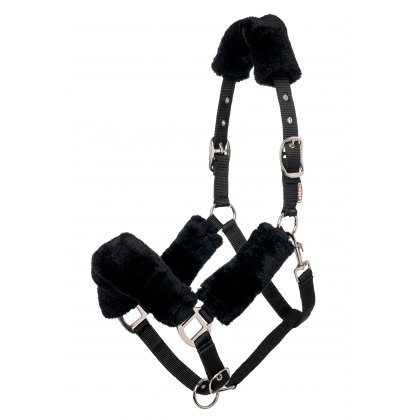 LeMieux Comfort Fleece Headcollar Black/Black